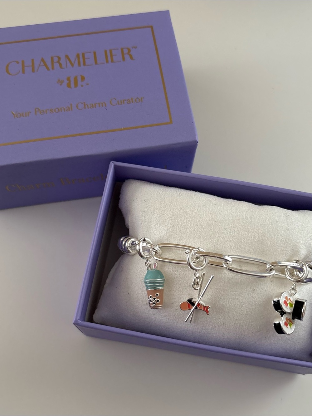 Bomb Party Charmelier Just Roll With It Bracelet BR94481 CZ Silver Plating